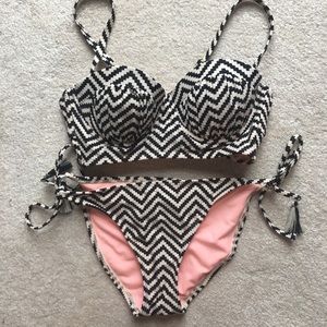 Today only!!! Sexy chevron bikini S/M